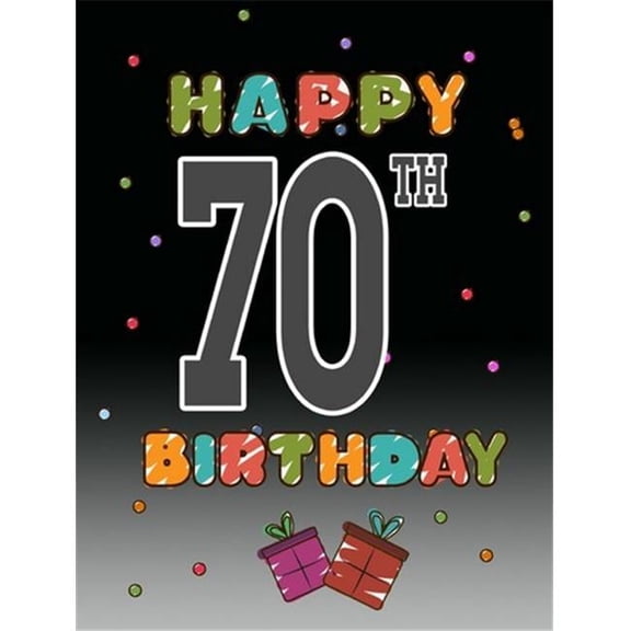 Carolines Treasures Happy 70Th Birthday Flag Garden Size