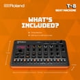 thumbnail image 3 of Bajo Roland AIRA Compact T-8 Beat con secuenciador TR-REC, 3 of 4