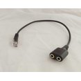 thumbnail image 2 of FOR 1pc Headset Cable 2x3.5mm To RJ9 Jack Convertor PC Headset Telephone Use 25cm, 2 of 2