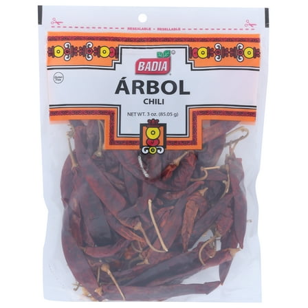Pack of 12, Badia Arbol Chili, 3 oz