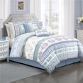 thumbnail image 1 of Elight Home 21629Q Set de Couette Marlo Pourpre - Taille Grand - 7 Pièces, 1 of 1