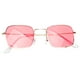 thumbnail image 1 of Gafas de sol con montura cuadrada retro Gafas creativas Gafas de fiesta decorativas Gafas de playa para mujeres Mujeres (Rojo), 1 of 4