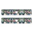 thumbnail image 7 of Yayeee Faucet Mat for Kitchen Sink 30" Diatomite Long Splash Guard Pad, Green Floral, 2 Pack, 7 of 7