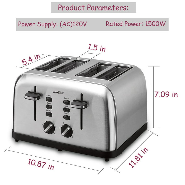 BELLA 4 Slice Toaster with Auto Shut Off - Extra Wide Slots & 4 Slice, Sage