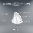 thumbnail image 4 of Kit Teclado y Mouse ACTECK VIRTUOS FITT MK770 Inalambrico USB-C Blanco AC-936255, 4 of 6