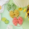thumbnail image 4 of Dalrosia 3PCS Baby Girls Headbands Soft Elastic Headbands Newborn Lace Hair Bow Hair Accessories for Infant Baby Toddler Girls, 4 of 4