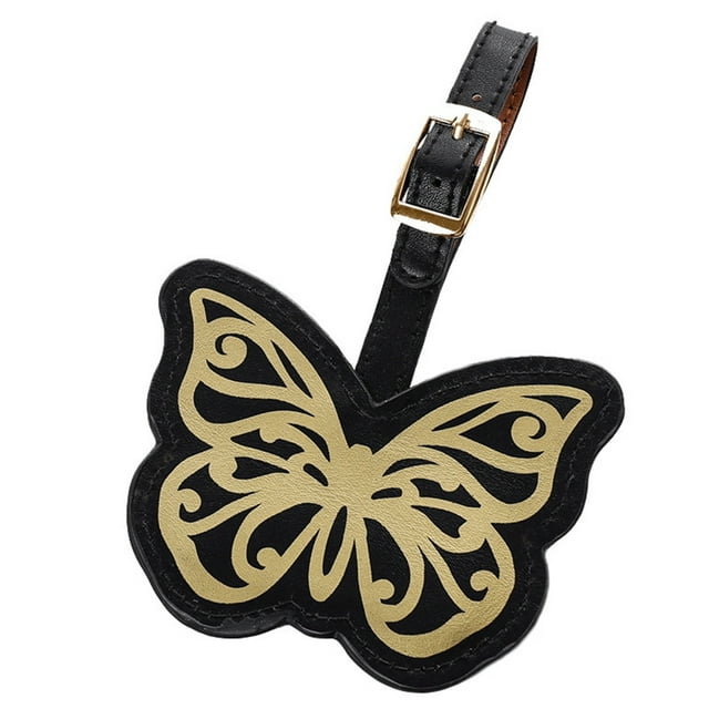 Luggage Tag Fashion Creative Butterfly Shape Suitcase Tag Baggage Tag for Travel