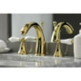 thumbnail image 4 of Kingston Brass Naples Two Handle 8" to 16" Widespread Lavatory Faucet with Brass Pop-up, 4 of 5