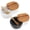 Marble Bowl Set, variant on Salt Cellar Box with Lid & Spoon, Modern White Stone Salt or Pepper Sugar Spice Seasoning Bowl Container Jar Holder Well Keeper Dish Pig Crock for Kitchen (White Grey Marble Lid)