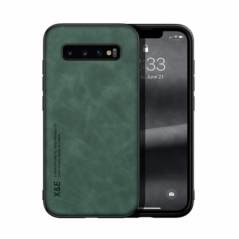 Allytech Luxury Leather Case for Samsung Galaxy S10+, Ultra Slim
