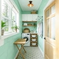 thumbnail image 6 of FRIDEKO HOME 2 Pack 8.7" Farmhouse Semi Flush Mount Ceiling Light Fixtures, E26 Base, Industrial Oil Rubbed Bronze Ceiling Lights for Hallway Kitchen Porch Laundry room (Without Bulb), 6 of 12