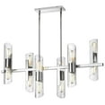 thumbnail image 4 of Dainolite  Samantha 12 Light Transitional Clear Luxury Linear Chandelier, 4 of 4