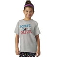 thumbnail image 4 of Popeye To My Olive Oyl Cute Couple Girls Kids T Shirt Tees Teen Brisco Brands XS, 4 of 6