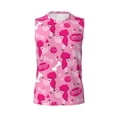 thumbnail image 6 of Lsque Poodle Dog Print Men's Cotton Blend Sleeveless Muscle Shirts (S-3XL)- Moisture Wicking, Odor Protection, UPF 30+,Large, 6 of 8