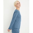 thumbnail image 2 of Hanes Originals Women's Tri-Blend Relaxed T-Shirt with Long Sleeves, Sizes XS-2XL, 2 of 5