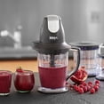 thumbnail image 2 of Ninja QB1004 Blender/Food Processor with 450-Watt Base, 48oz Pitcher, 16oz Chopper Bowl, and 40oz Processor Bowl for Shakes, Smoothies, and Meal Prep,Black, 2 of 5