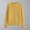Yellow women's ribbed knit pullover a1, variant on thefmos Women's Fall Winter High Neck Long Sleeve Ribbed Knit Pullover Tops Casual Basic Sweater Blouses Cozy Warm Tee Shirts for Vacation, Orange M