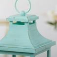 thumbnail image 4 of LED Decorative Lanterns - Set of 4 - Kate Aspen Blue Vintage Rustic Home Décor Lantern Tabel Centerpiece for Wedding, Bridal Shower, Anniversary Party - Hampton, 4 of 6