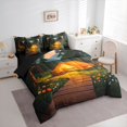 thumbnail image 2 of Catabedysis Outdoor Camping 7 Pieces Full Size Bedding Sets,Colorful Cute Floral Full Size Bed in a Bag For Boys,Multicolor,Black Reversible, 2 of 7