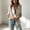 Off White, variant on Morttic Women's Stylish Loose-Fit Long Sleeve Shirt – Stand Collar with Button Detail Roll-Up Cuff Solid Color Elegant Top White,S