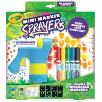 Crayola Mini Marker Sprayer, Washable Art Markers, Art Toys for Kids, Beginner Unisex Child
