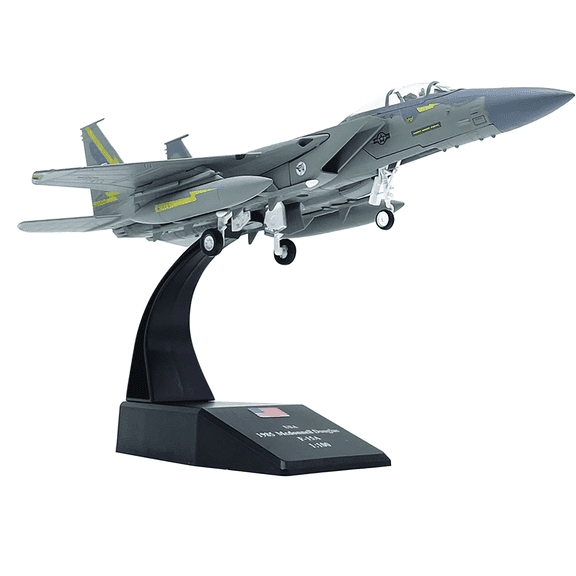 JIAHAOO Detailed 1/100 F-15A Eagle Model Supersonic Fighter Alloy and Plastic Perfect Display Piece for Collectors