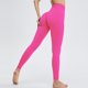 thumbnail image 1 of Pantalones de yoga de cintura alta con pliegues para mujer, estilo europeo y americano, sin costuras, con corte en T, color melocotón, 1 of 6
