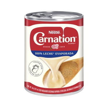 Leche evaporada Carnation clavel 360 g