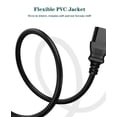 thumbnail image 4 of Cable de alimentación de 3 clavijas, 10 pies, para ION Block Rocker, Pathfinder, 4 of 7