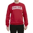 thumbnail image 2 of Wild Bobby State of Georgia College Style Unisex Crewneck Sweatshirt, 2 of 6