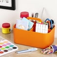 thumbnail image 4 of Organizador Caddy AOZITA 25x16x11 cm 5 Compartimentos Naranja, 4 of 9
