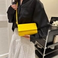 thumbnail image 1 of Bolsa De Hombro Bolso bandolera para mujer Bolso bandolera de cuero PU con solapa Bolso bandolera elegante (Amarillo) Ndcxsfigh Para Estrenar, 1 of 2