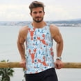 thumbnail image 6 of Salouo Lobsters for Men's Tank Tops,Sleeveless Muscle Shirts for Men Quick Dry Workout Tank Top Gym Muscle Tee Fitness Bodybuilding Sleeveless T Shirt-4X-Large, 6 of 7