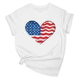 thumbnail image 2 of Busydd Womens Summer Tops Independence Day T Shirts for Women Casual Short Sleeve Round Neck Graphic Tees 4th of July USA Patriotic Tops Comfy Cotton Tee Shirts M, 2 of 5