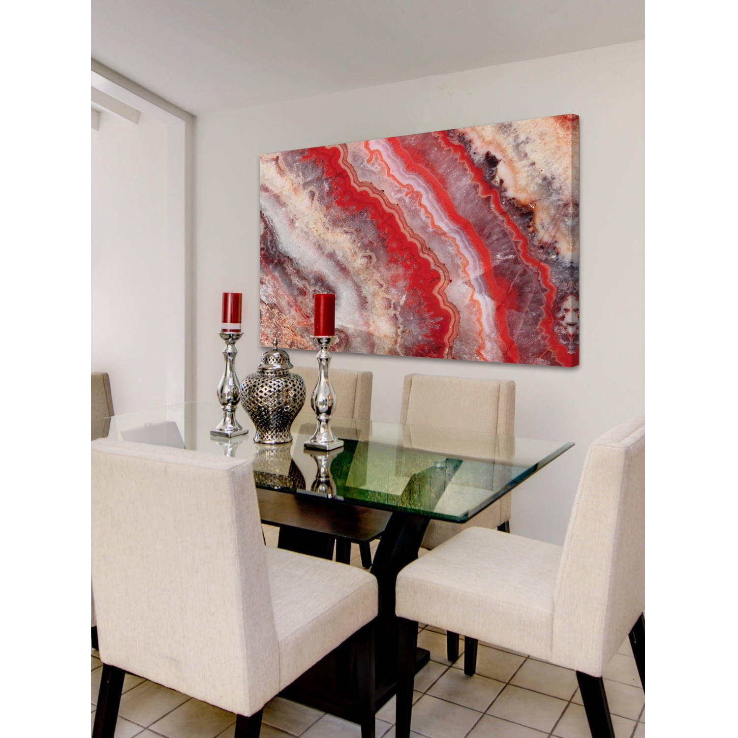 Marmont Hill "Red Rhodochrosite" Painting Print on Wrapped Canvas