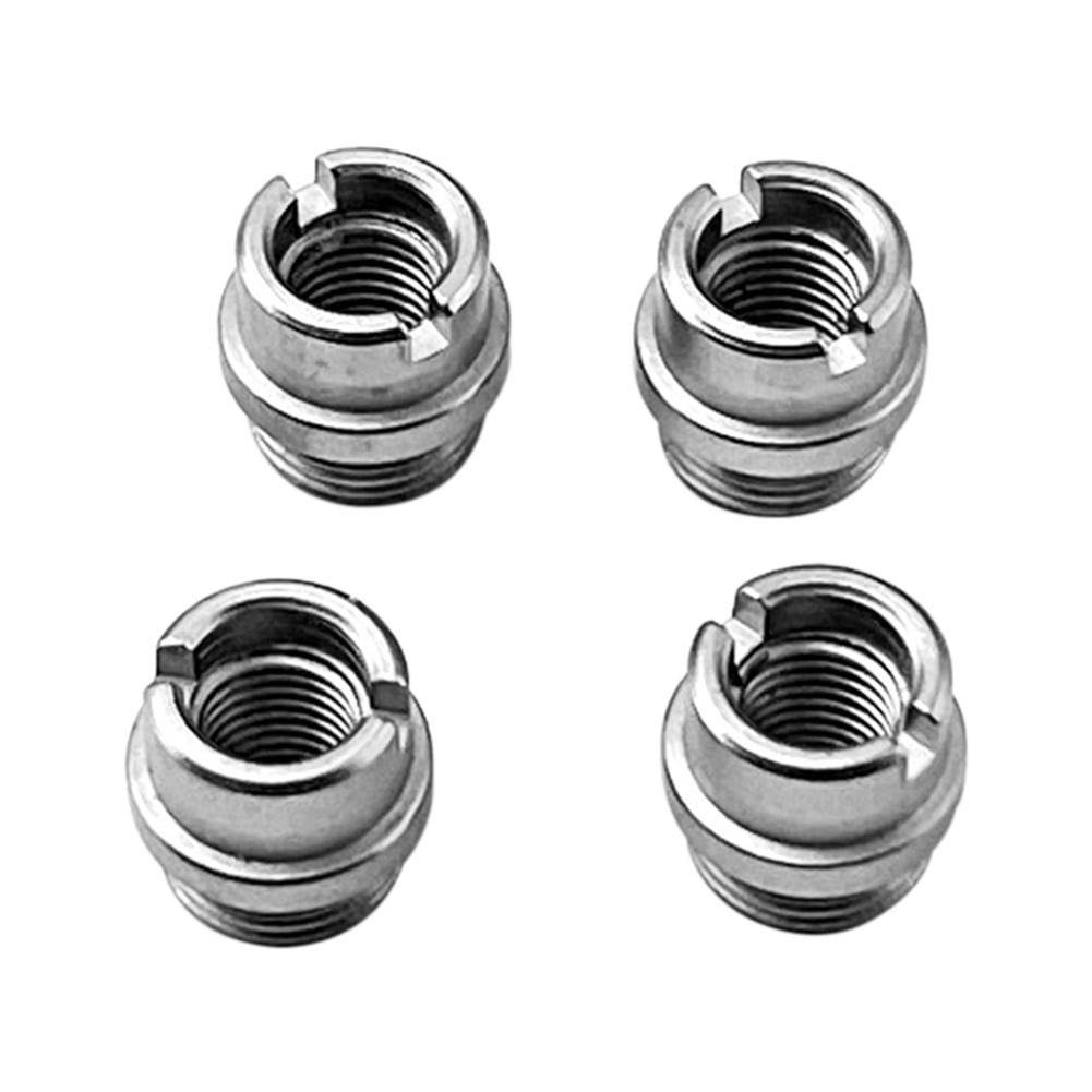 4pcs 416 Stainless Steel Outdoor Sports Spare Parts 1911 Grip Screw Bushings 