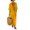 yue866-Yellow, variant on KHONTS Women's 3/4 Sleeve Summer Maxi Dress Plus Size Casual Linen Flowy Beach V-Neck Dress with Pockets Yellow XL