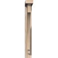 thumbnail image 3 of Ekena Millwork 3 1/2"W x 20"D x 28"H Imperial Block Smooth Bracket w/ Offset Brace, Douglas Fir, 3 of 25