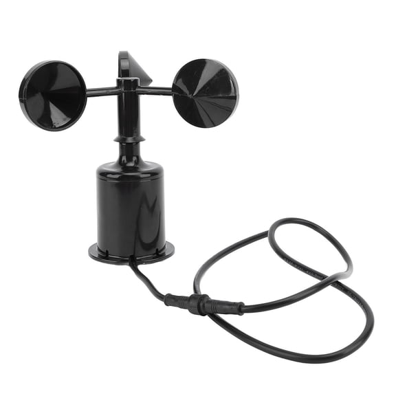 Yajisi Ultrasonic Anemometer, 4-20mA 9-30V High Precision Wind Speed Sensor for Industrial & Agricultural Weather Monitoring