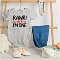 thumbnail image 3 of Rawr I'm One Little Dinosaur Birthday Romper Boys or Girls Infant Baby Brisco Brands 12M, 3 of 6