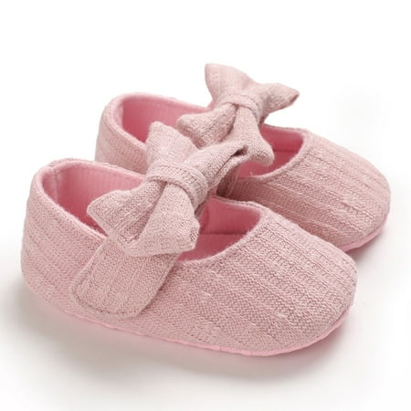 

Baby Girl Shoes Comfortable Butterfly-knot Fashion First Walkers Kid Shoes
