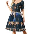 thumbnail image 1 of Vestido de manga corta más buscado del FBI Vestidos de novia vestidos de mujer para ocasis especiales, 1 of 6