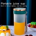 thumbnail image 2 of Jinsinto Portable Blender,Mini Blender Cup for Shakes and Smoothies Detachable Personal Size Juicer cup with Rechargeable USB four Blades Fruit Mixing Machine Travel Mini Mixer Handheld, 2 of 5