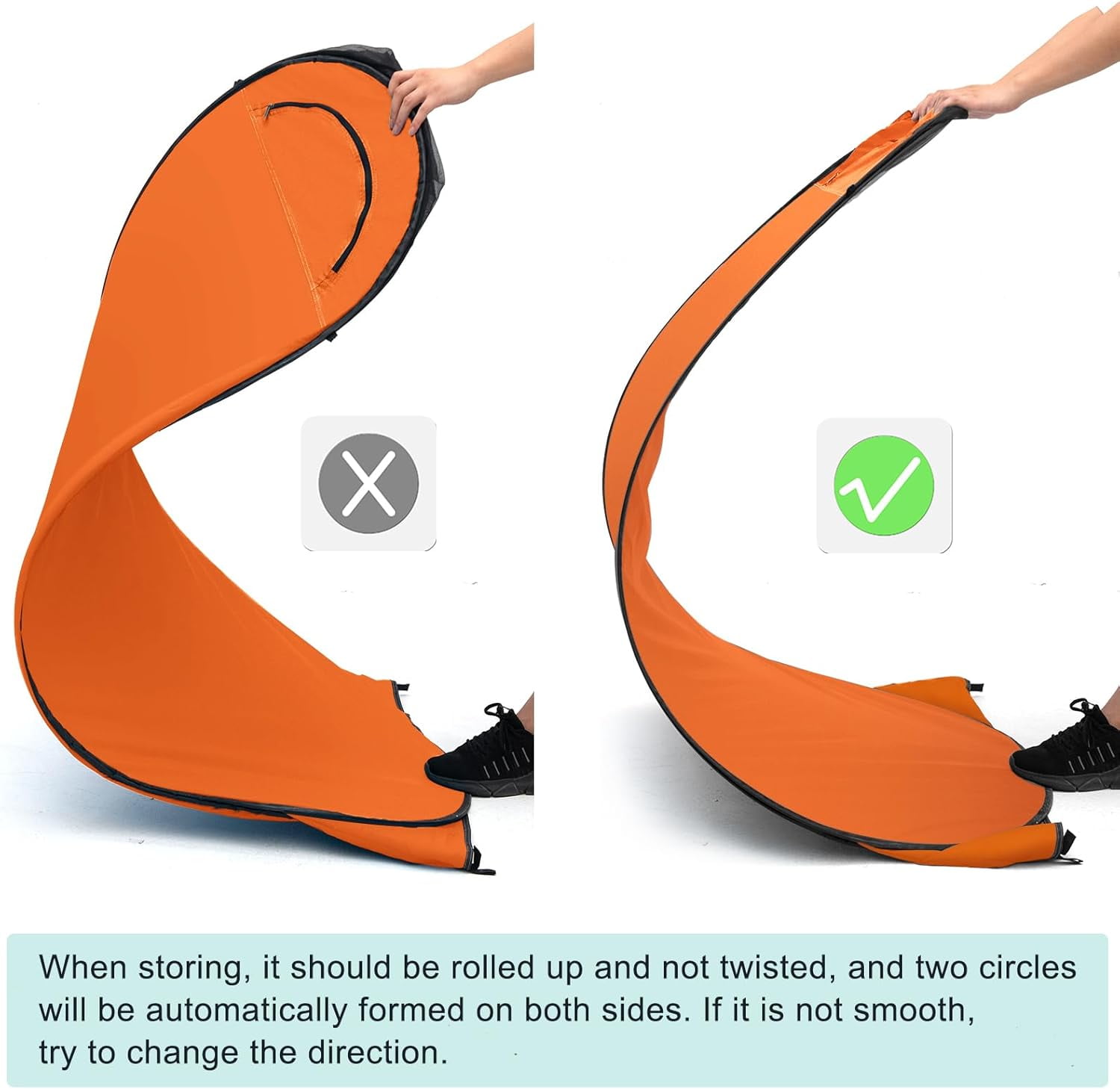 Pop Up Shower Tent, Portable Privacy Camping Changing Tent, Camp Toilet Bathroom Pod with Rain Shelter & Windows, UPF 50+ & Waterproof, 47.2" x 47.2" x 74.8"