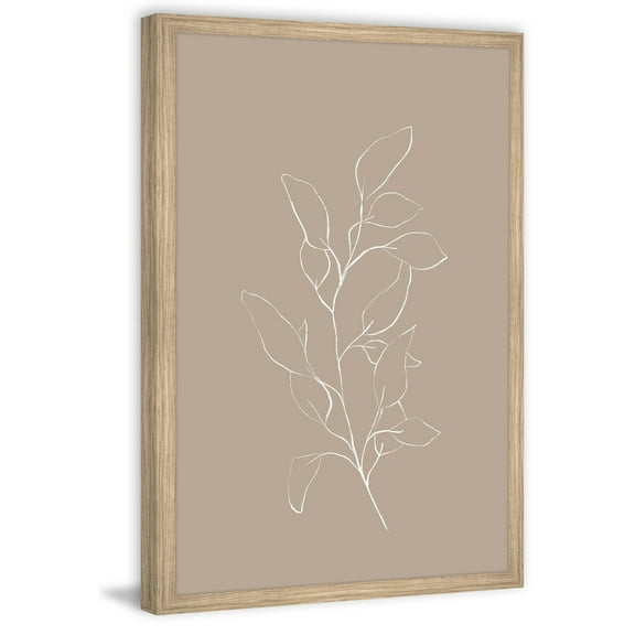 Marmont Hill Bare Leaves Framed Painting Print