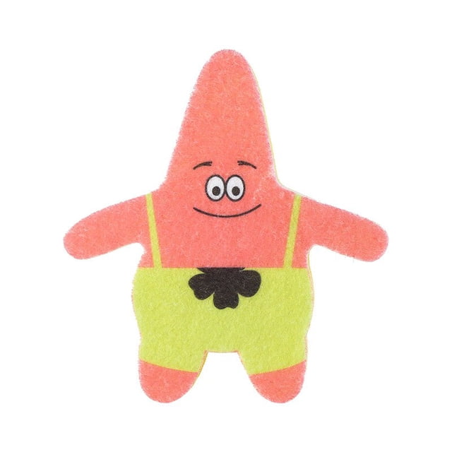 SpongeBob SquarePants esponja para lavar platos Patrick Star esponjas cepillo creativo esponja para lavar platos niños regalos de cumpleaños Dengxun unisex