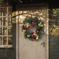 thumbnail image 6 of 10 Inch Christmas Wreath, with Merry Christmas Sign for Front Door Porch Wall Window Outside Ornament, Holiday Garland for Indoor Outdoor, 6 of 6