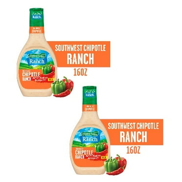 ( 2 Pack ) Hidden Valley Condiment & Dressing, Southwest Chipotle Ranch, Mild 16 Fl Oz