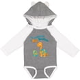 thumbnail image 3 of Inktastic I'm Gonna Be a Big Brother Dino Boys Long Sleeve Baby Bodysuit, 3 of 5