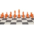 thumbnail image 4 of WE Games Color Bright Chess Pieces Half Set - Includes 17 Pieces in Orange, 4 of 8
